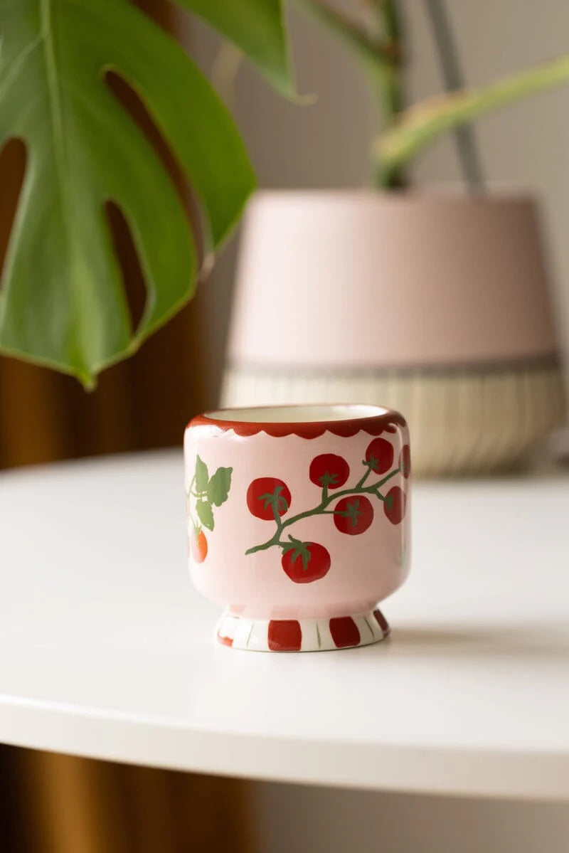 A Dopo Tomato Vine Ceramic Candle - Tomato