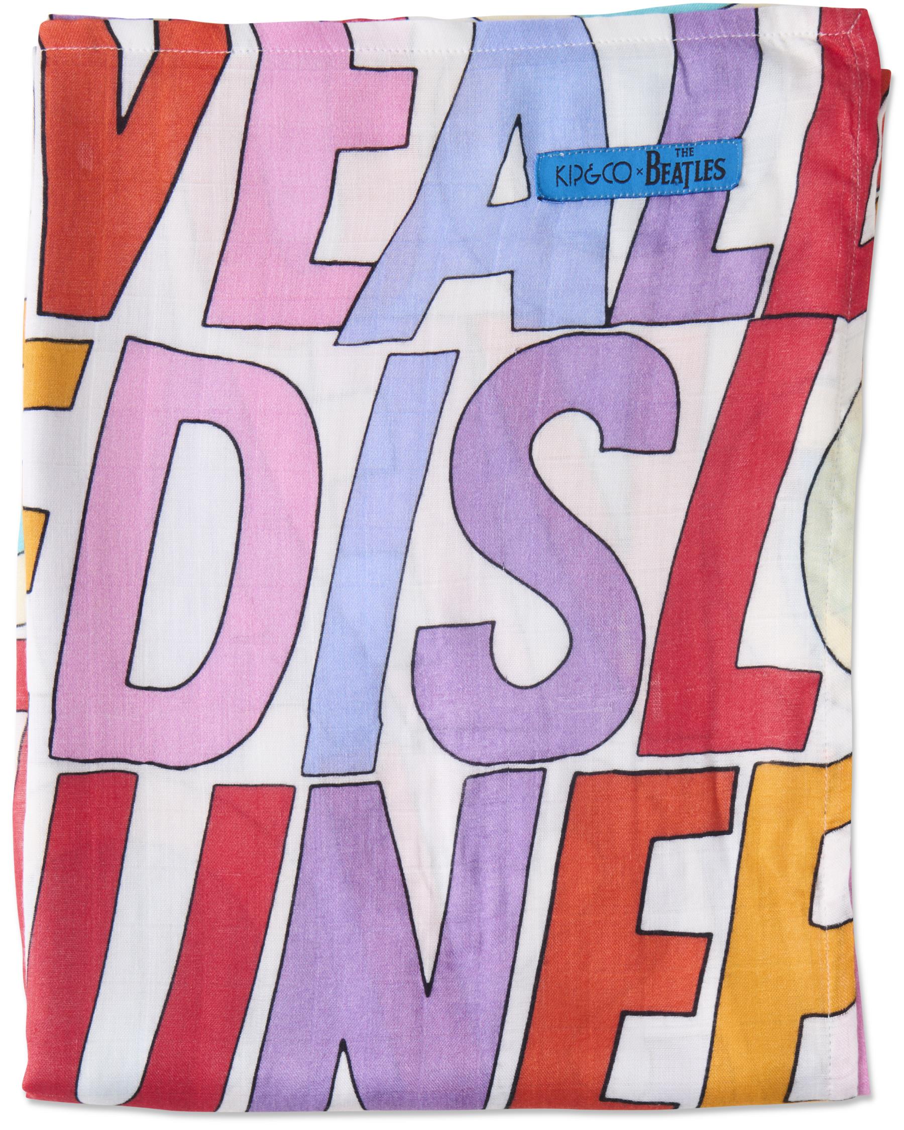 The Beatles Bamboo Swaddle - All You Need Is Love