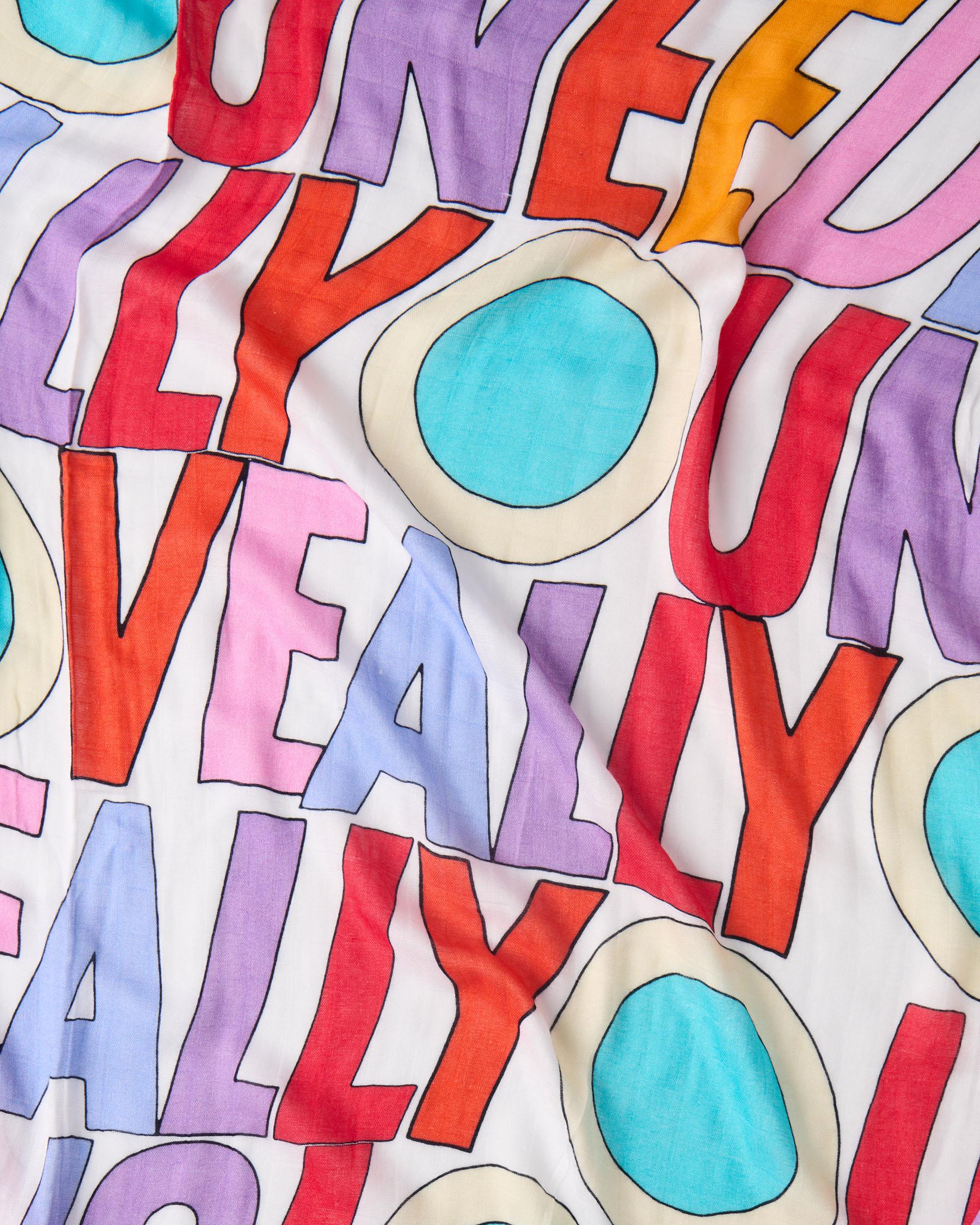 The Beatles Bamboo Swaddle - All You Need Is Love