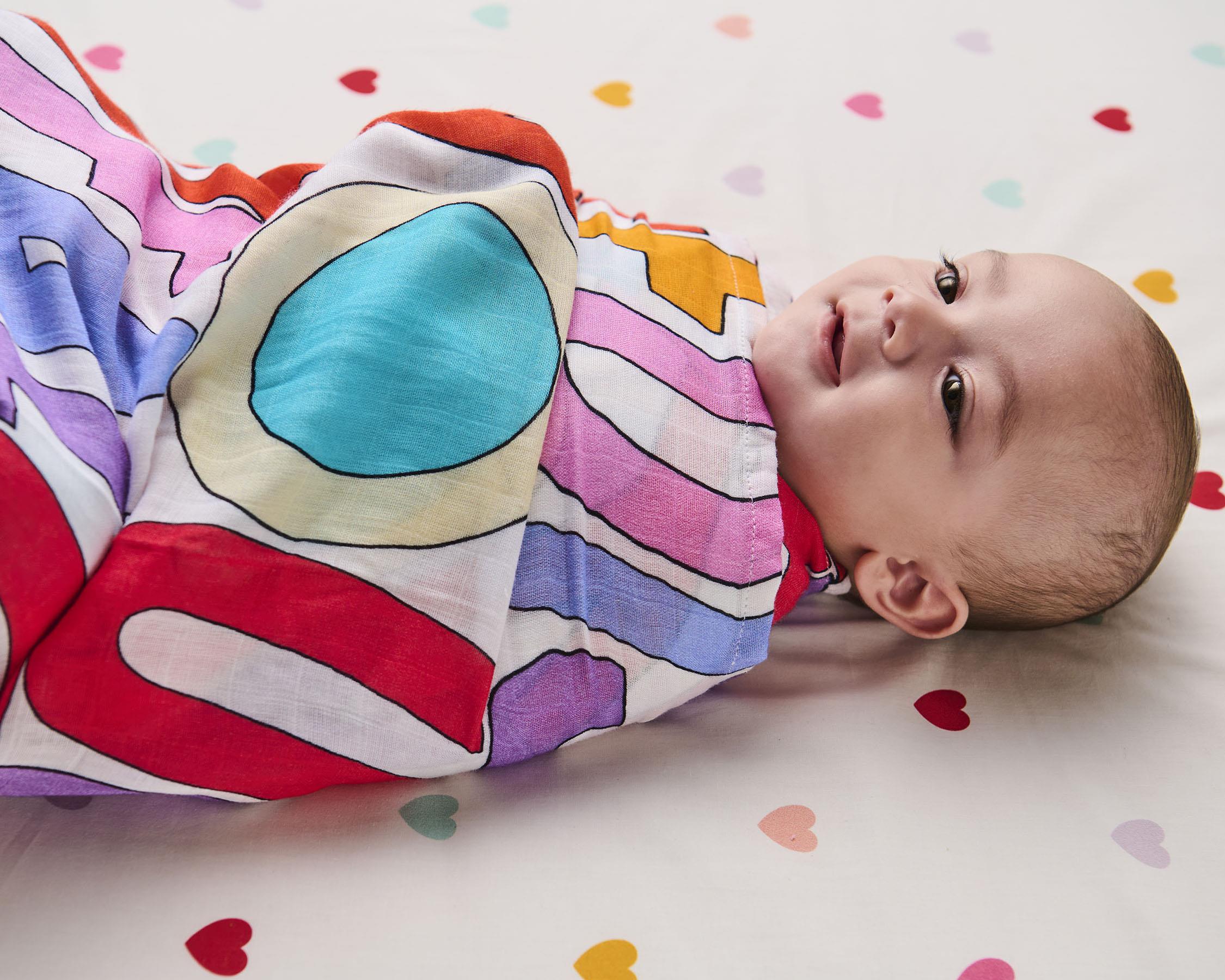 The Beatles Bamboo Swaddle - All You Need Is Love