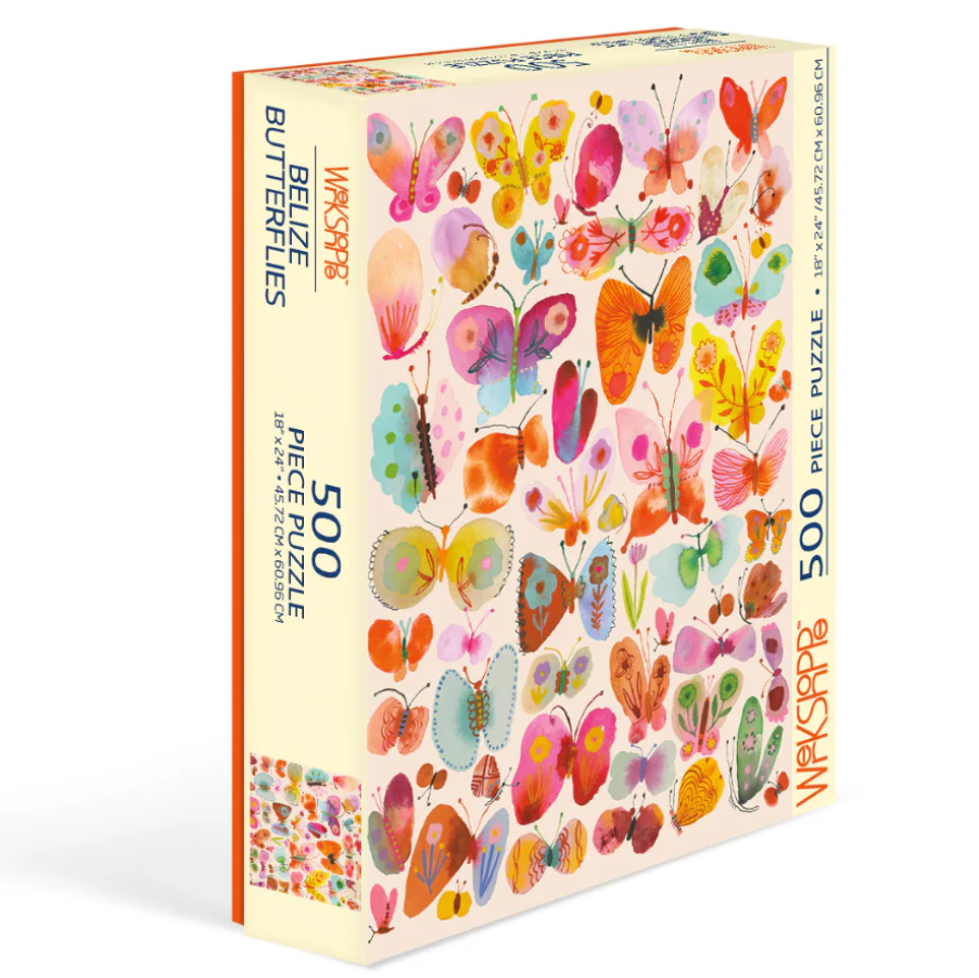 500pc Puzzle - Belize Butterflies