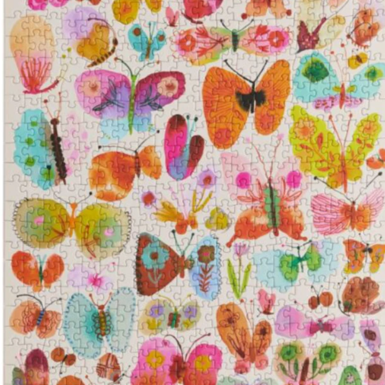 500pc Puzzle - Belize Butterflies