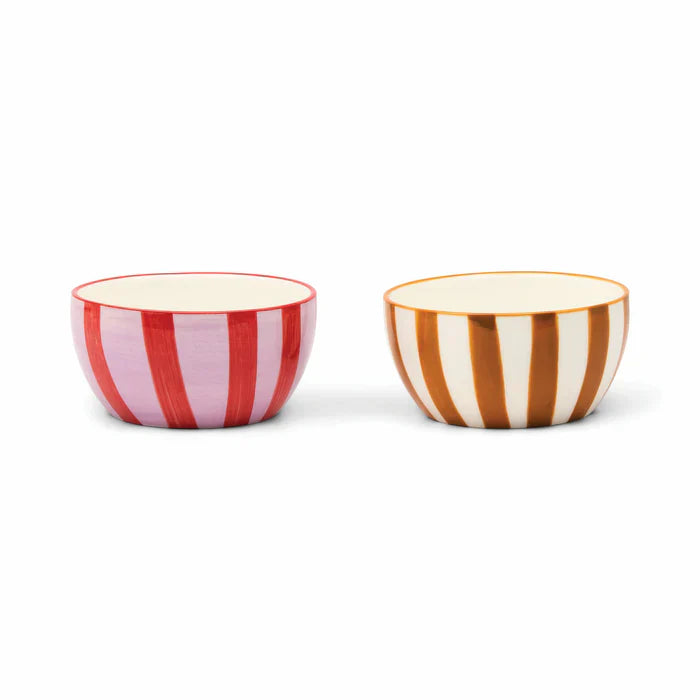 Bella Dipping Bowls - Lilac & Rust (set of 2)