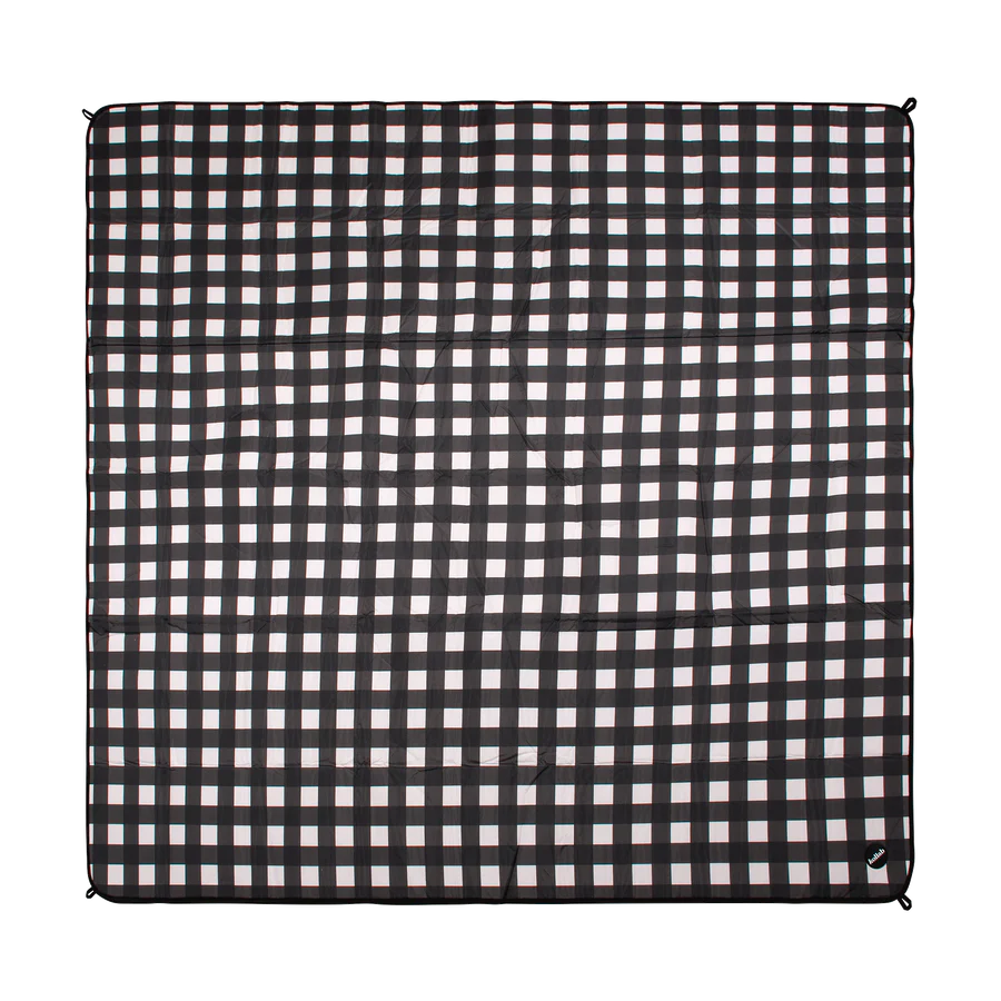 Picnic Mat - Black Check