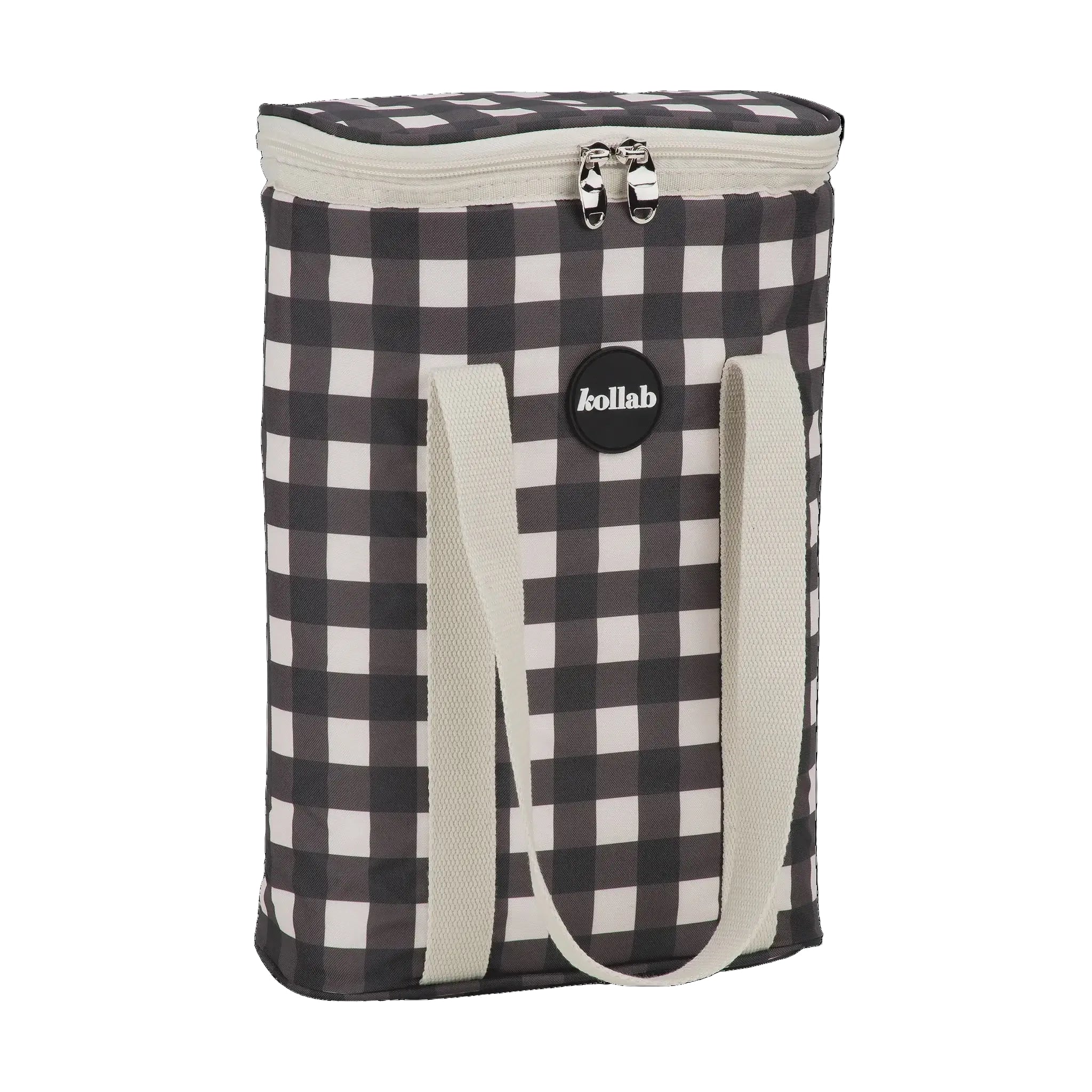 Wine Cooler Bag - Black Check