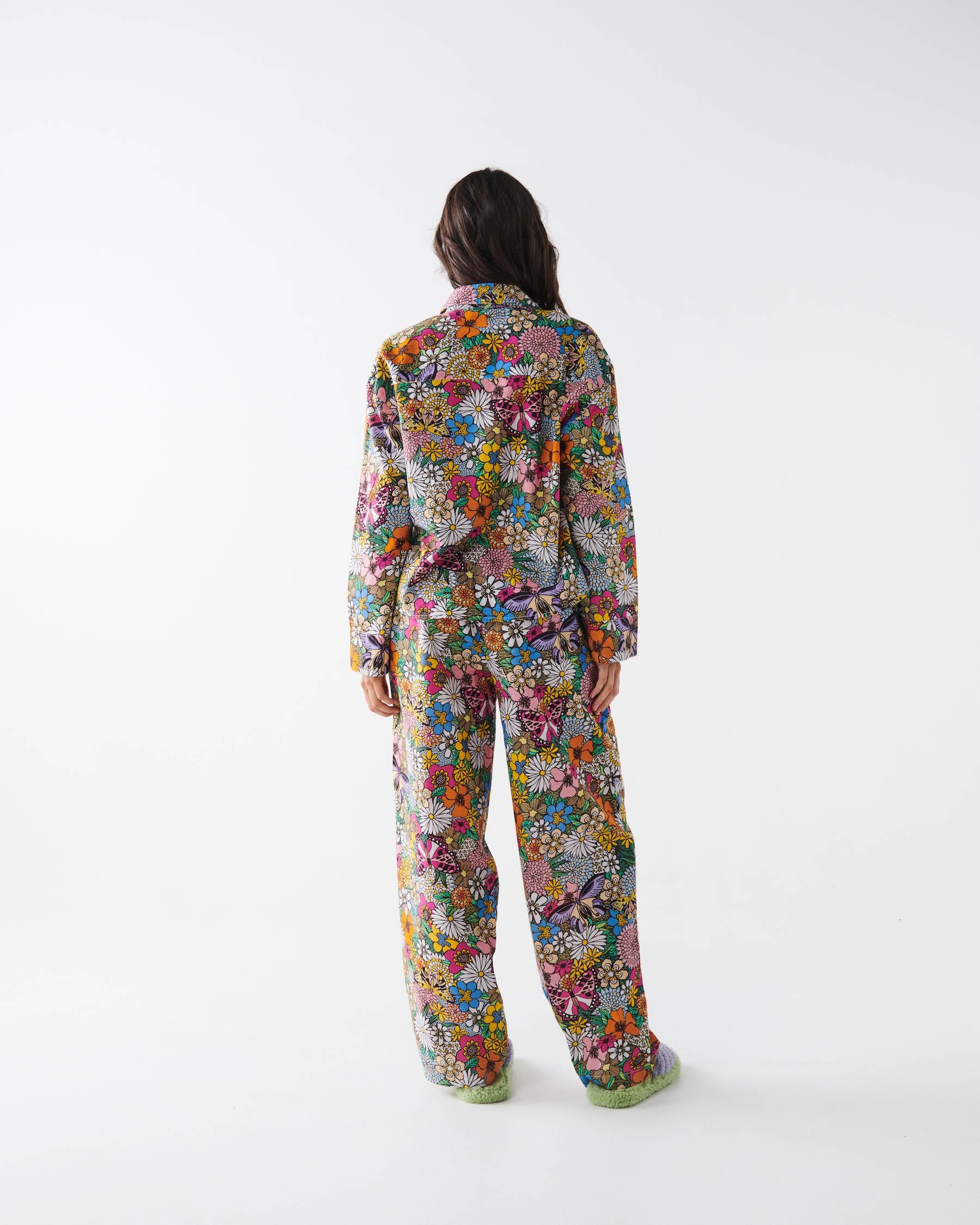 Pyjama Long Shirt & Pant Set - Bliss Floral