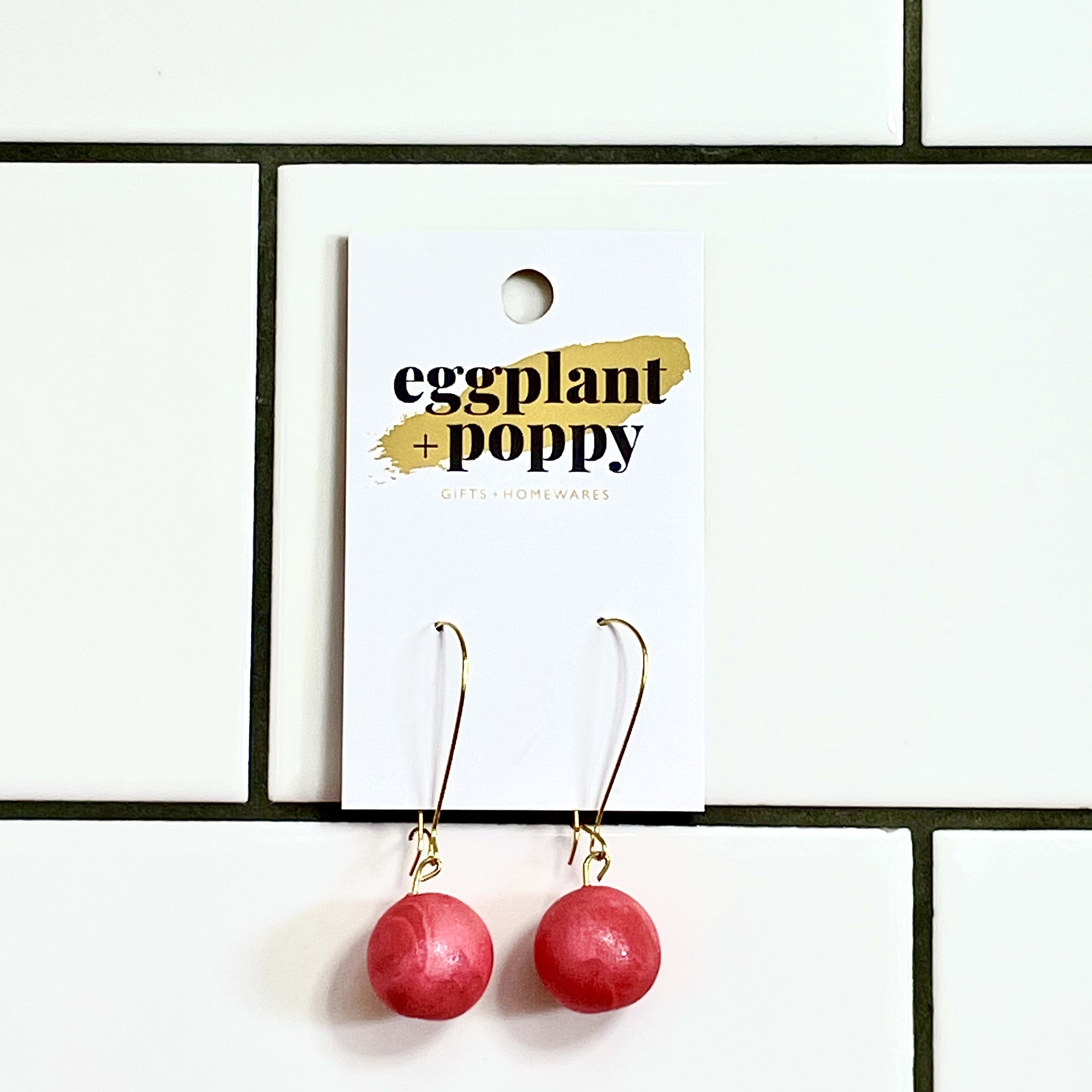 Candy Drop Earrings - Blush