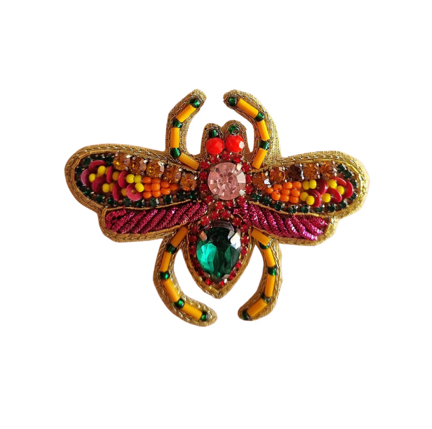 Beaded Brooch