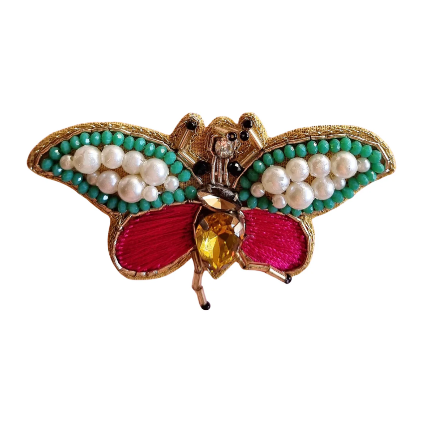 Beaded Brooch