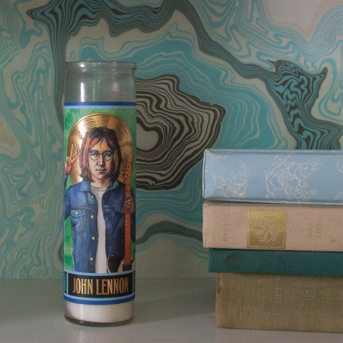 John Lennon Secular Saint Candle