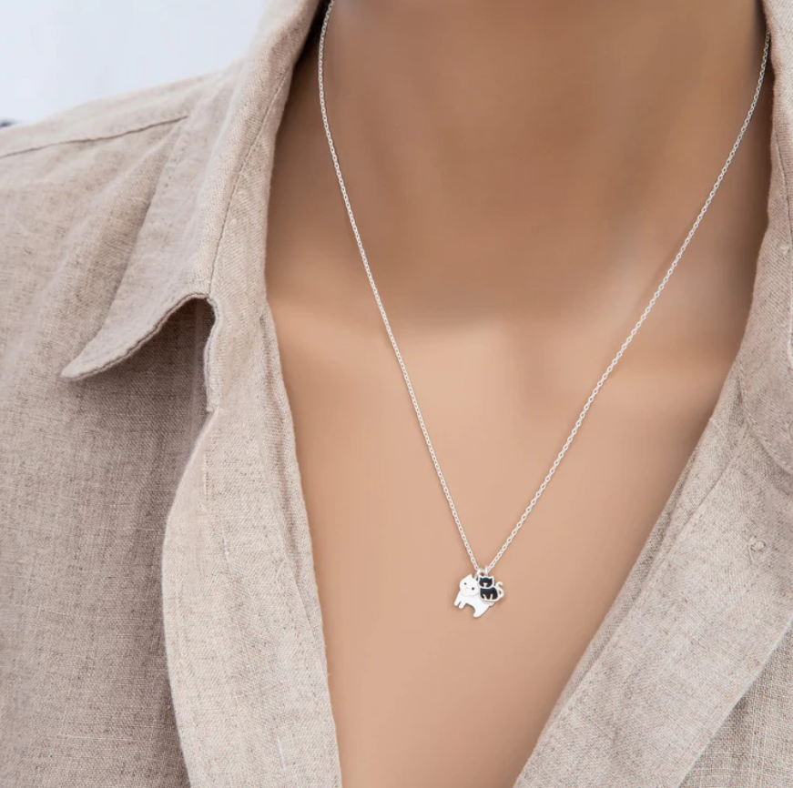 Necklace - Cat (Silver)