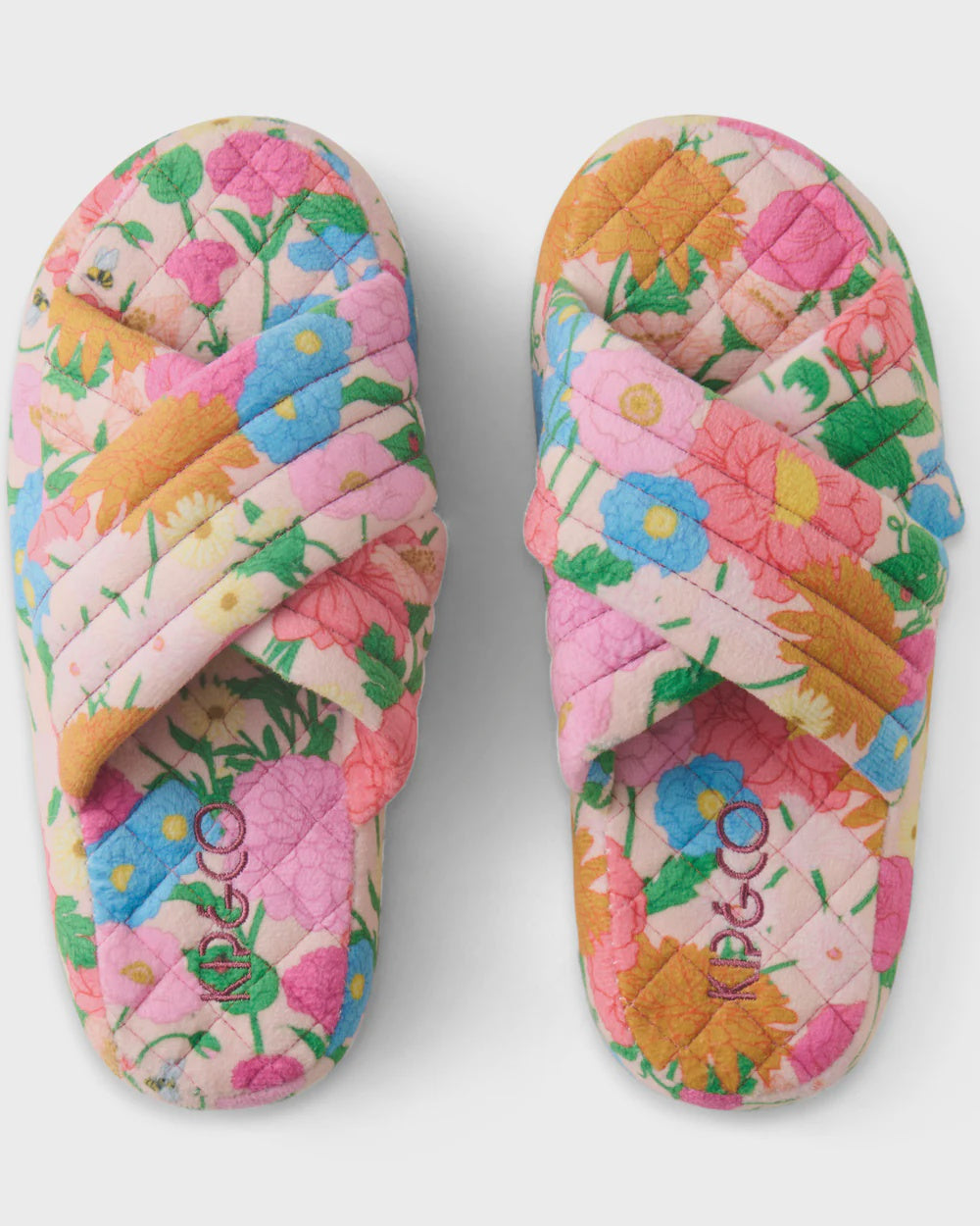 Quilted Velvet Slippers - Follow The Sun