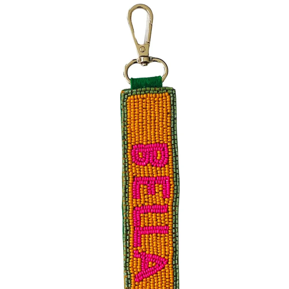 Beaded Key Chain - Ciao Bella Orange