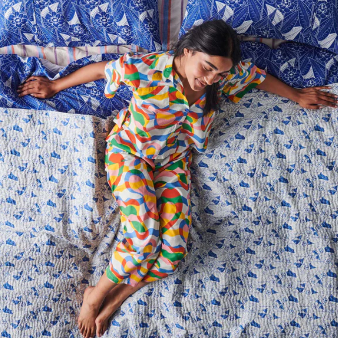 Pyjama Shirt & Pant Set - Colour Me Happy