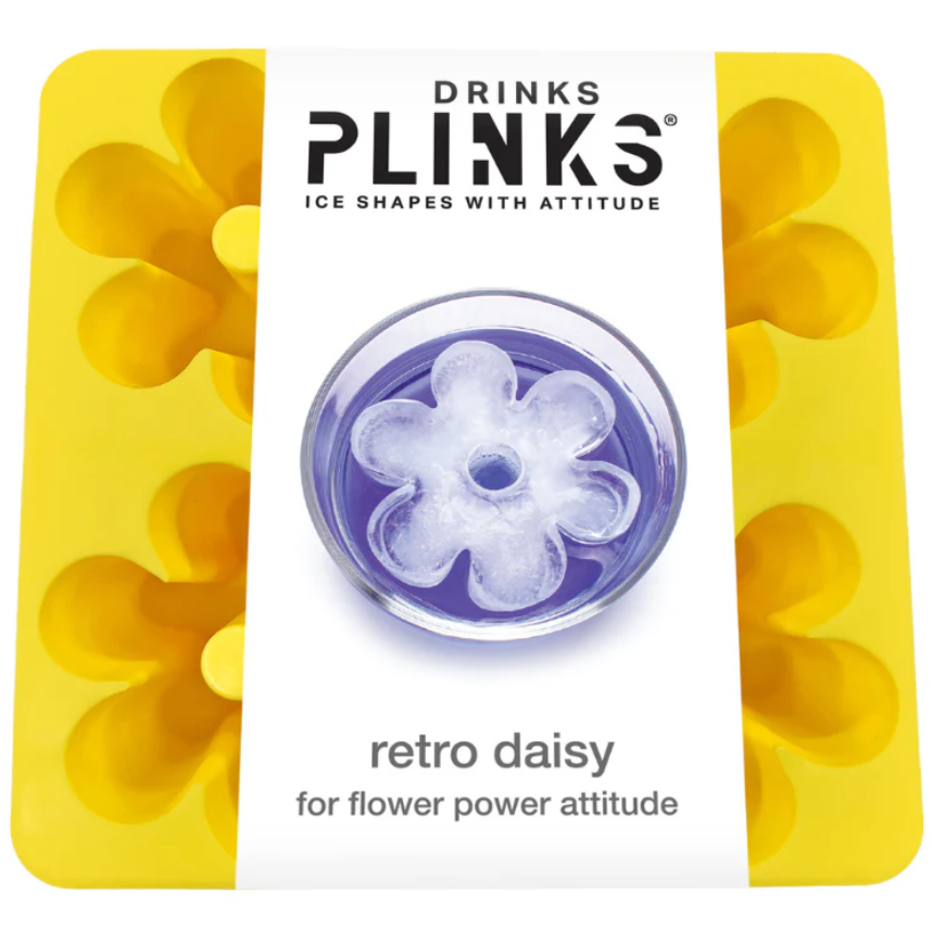 Ice Cube Tray - Retro Daisy Yellow