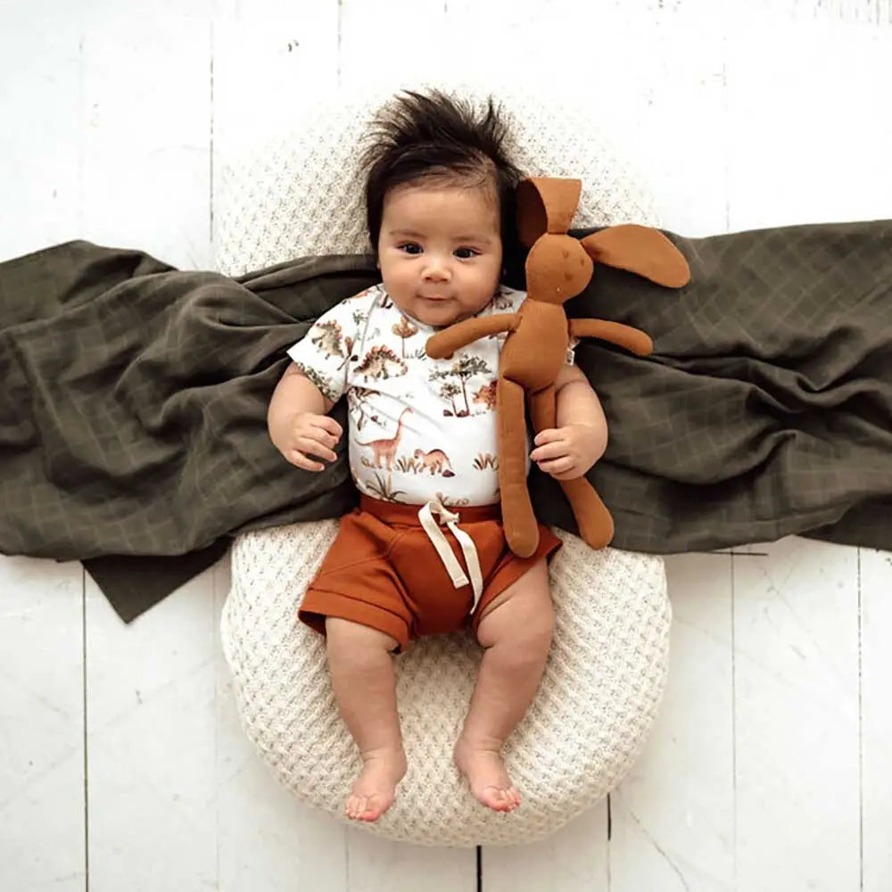 Short Sleeve Bodysuit - Dino