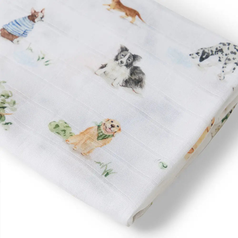 Muslin Wrap - Dog Park