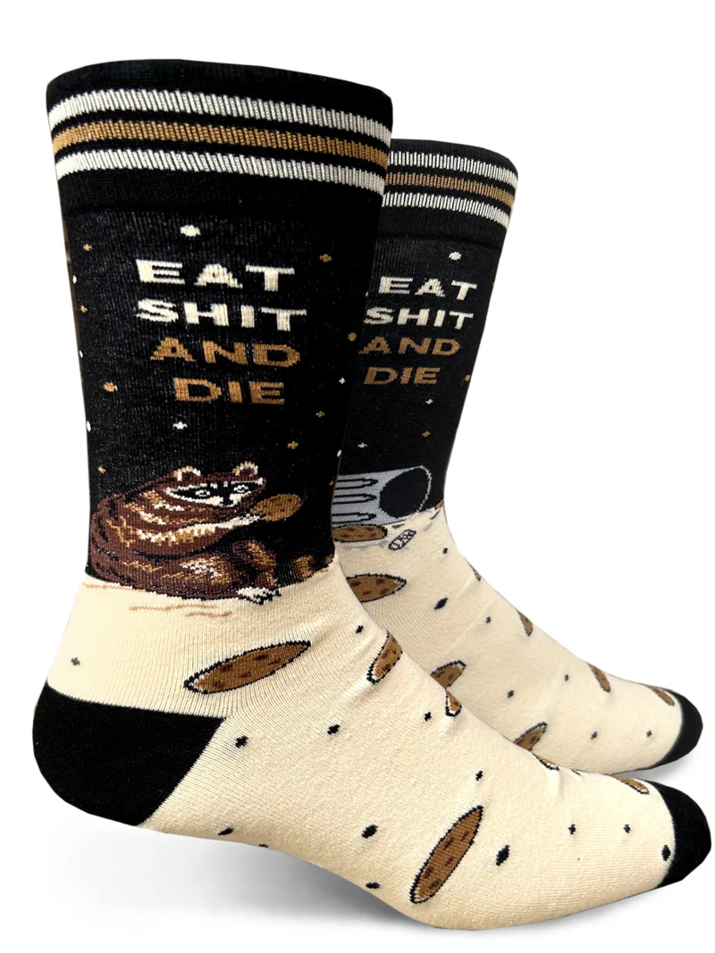 Men's Socks - Eat Shit & Die