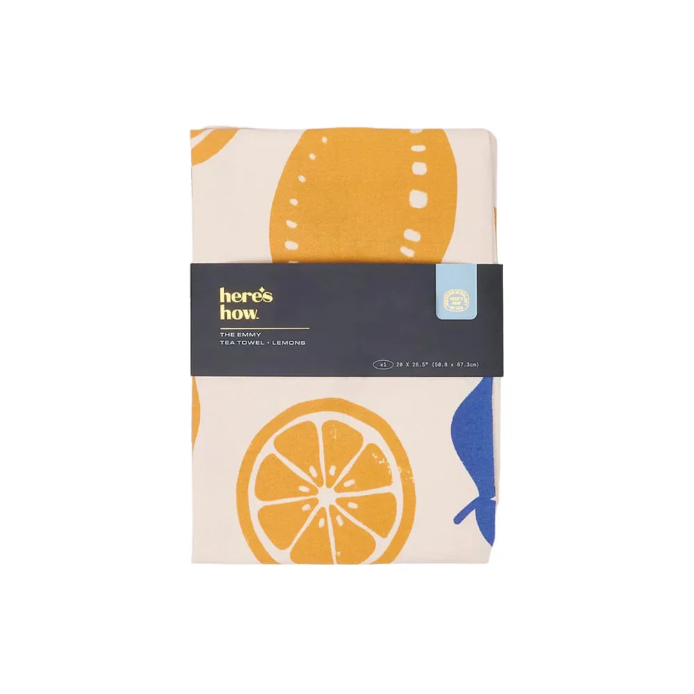 The Emmy Tea Towel - Lemons