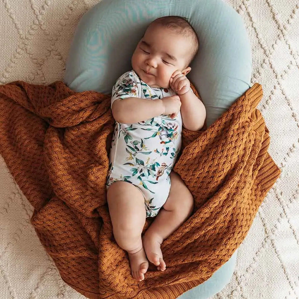 Short Sleeve Bodysuit - Eucalypt