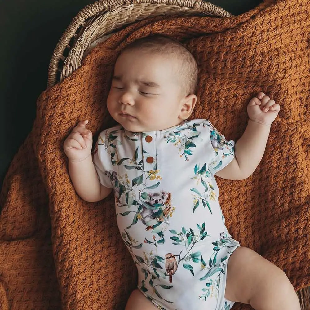Short Sleeve Bodysuit - Eucalypt