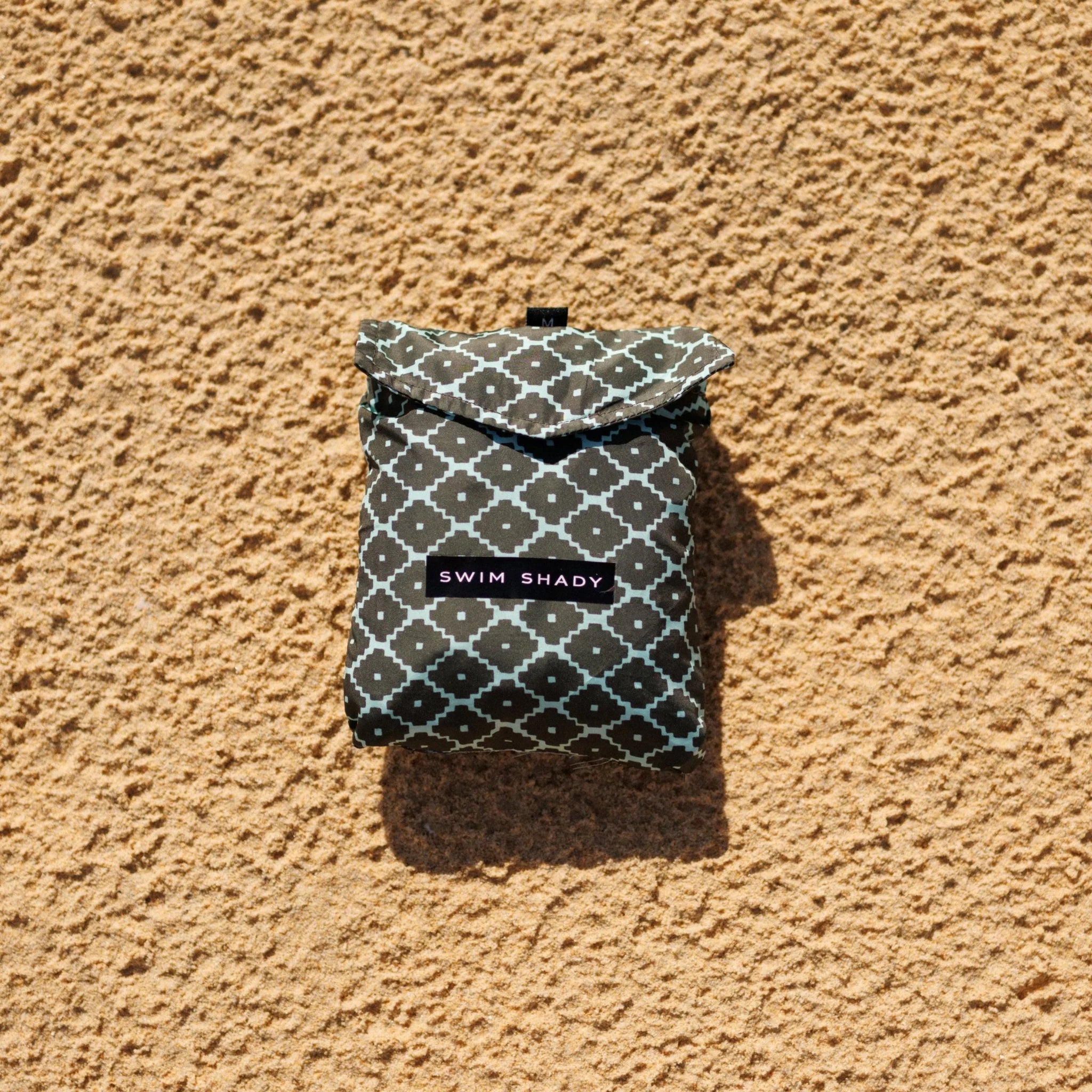 Mens Swim Shorts - Evergreen Diamond