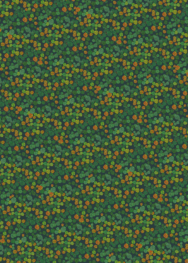 Fagus Leaf Pattern Tea Towel