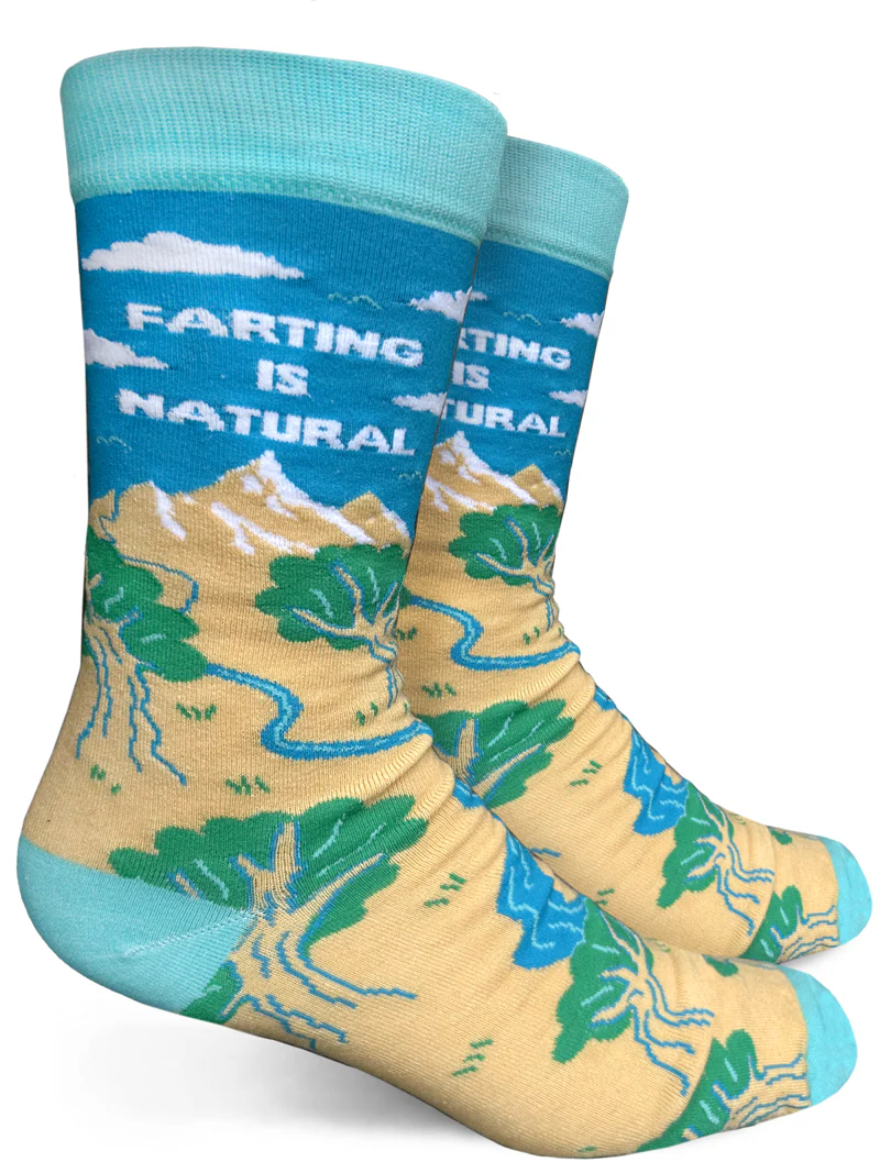 Men's Socks - Farting Is Natural
