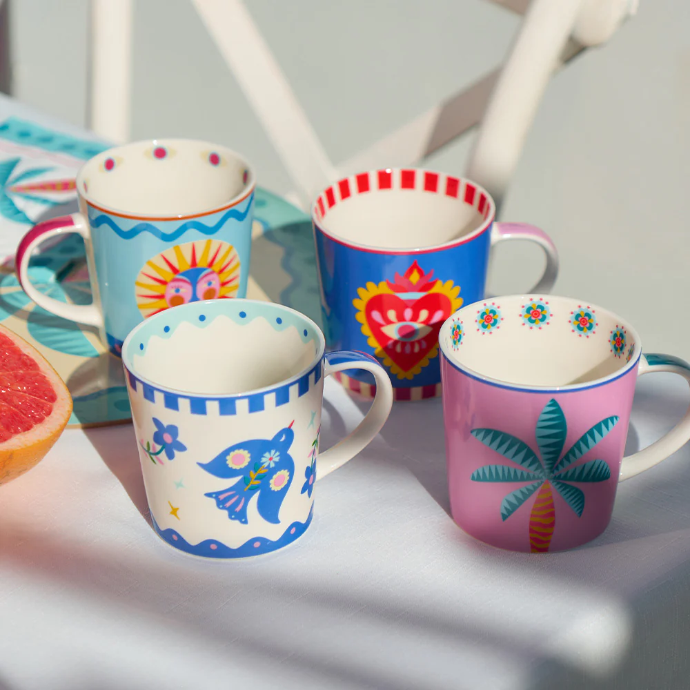 Fiesta Coffee Cups