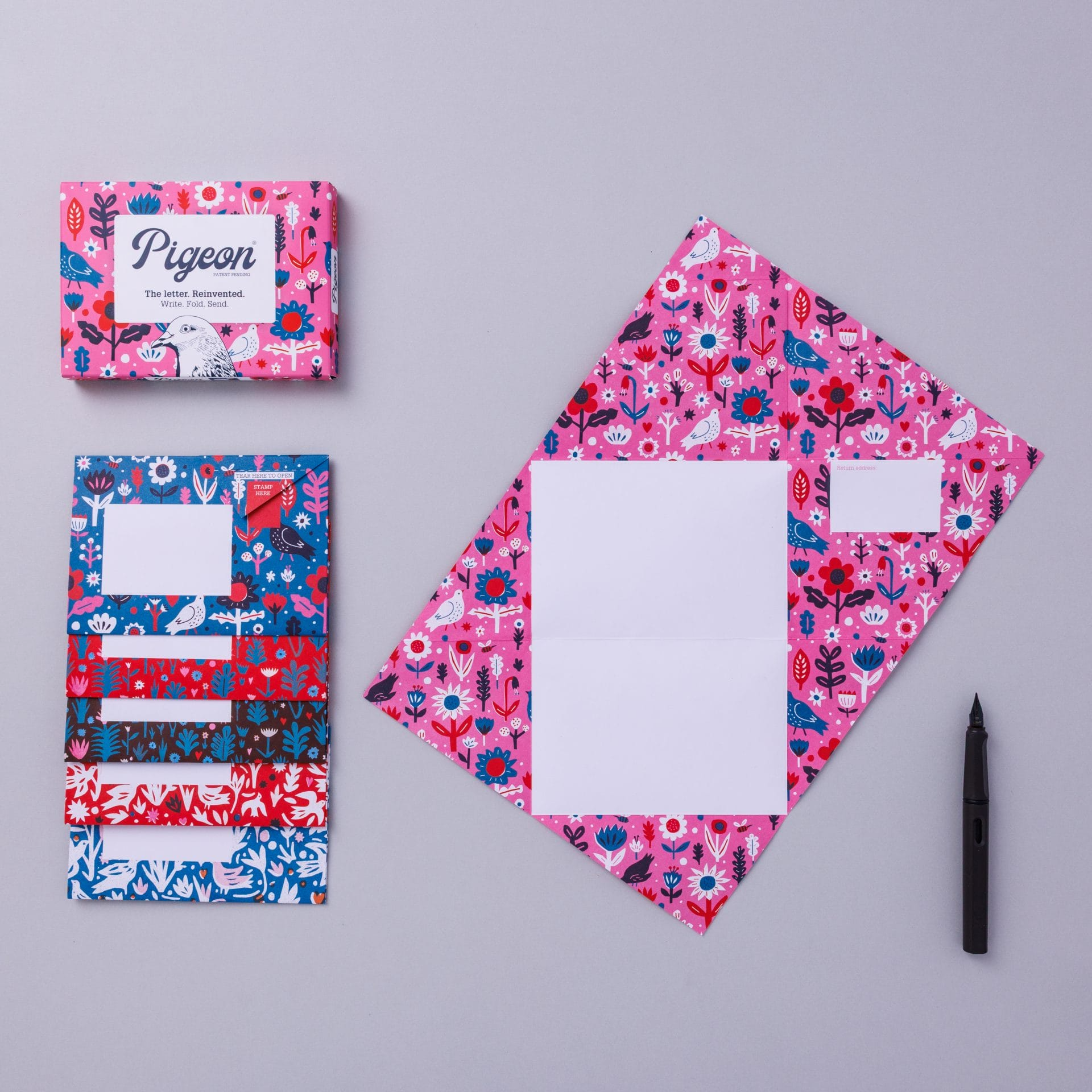 Folding Stationery Letter Pack - Fiesta