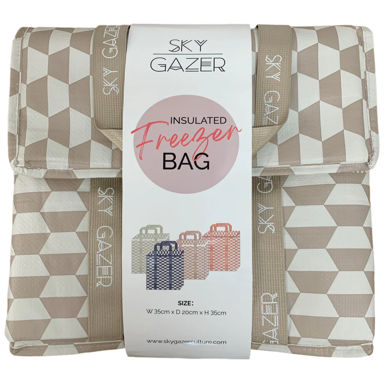 Freezer Bag (Large) - Taupe