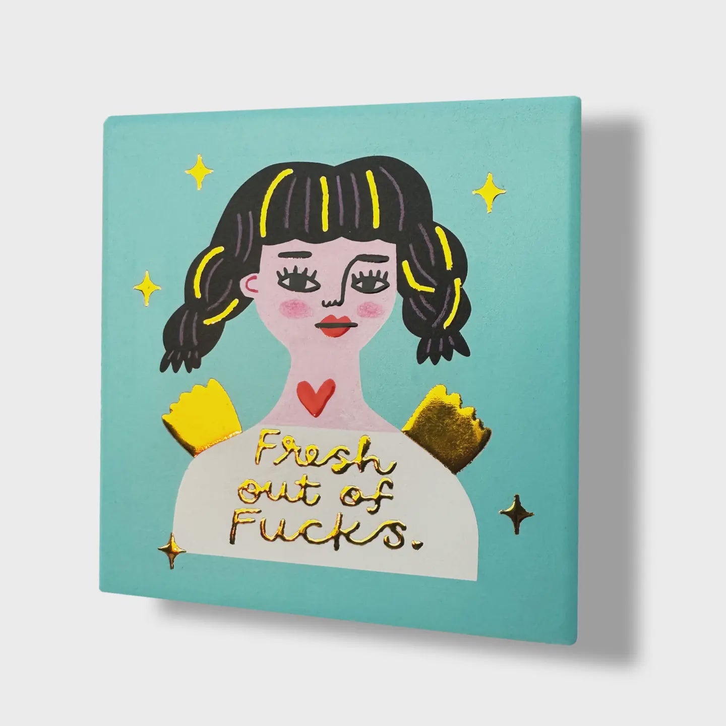 Ceramic Coaster - Fresh Out Of Fucks