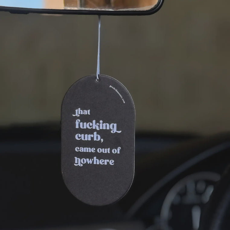 Car Air Freshener - Fucking Curb