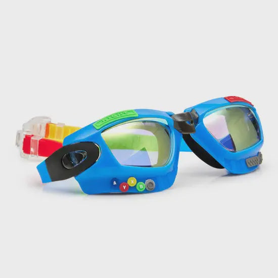 Swim Goggles - Gamer Console Blue