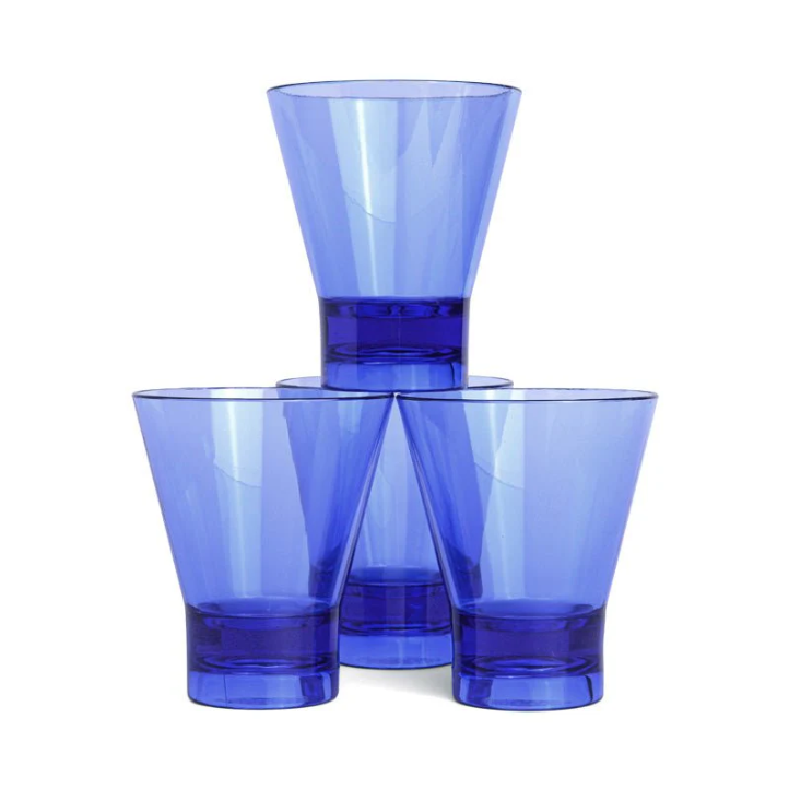 The Gilda Tumbler - Cobalt - Set of 4