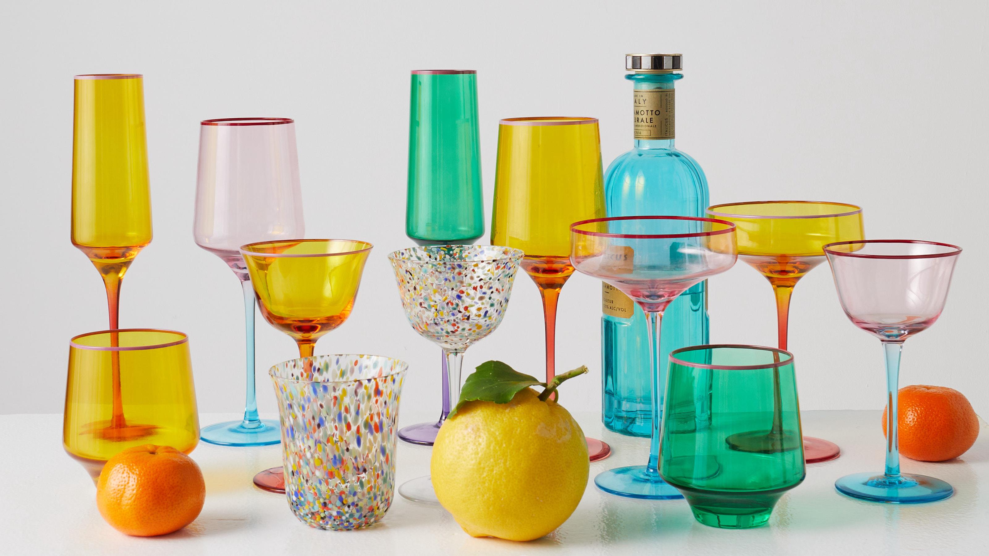 Tropical Punch Margarita Glass - set of 2