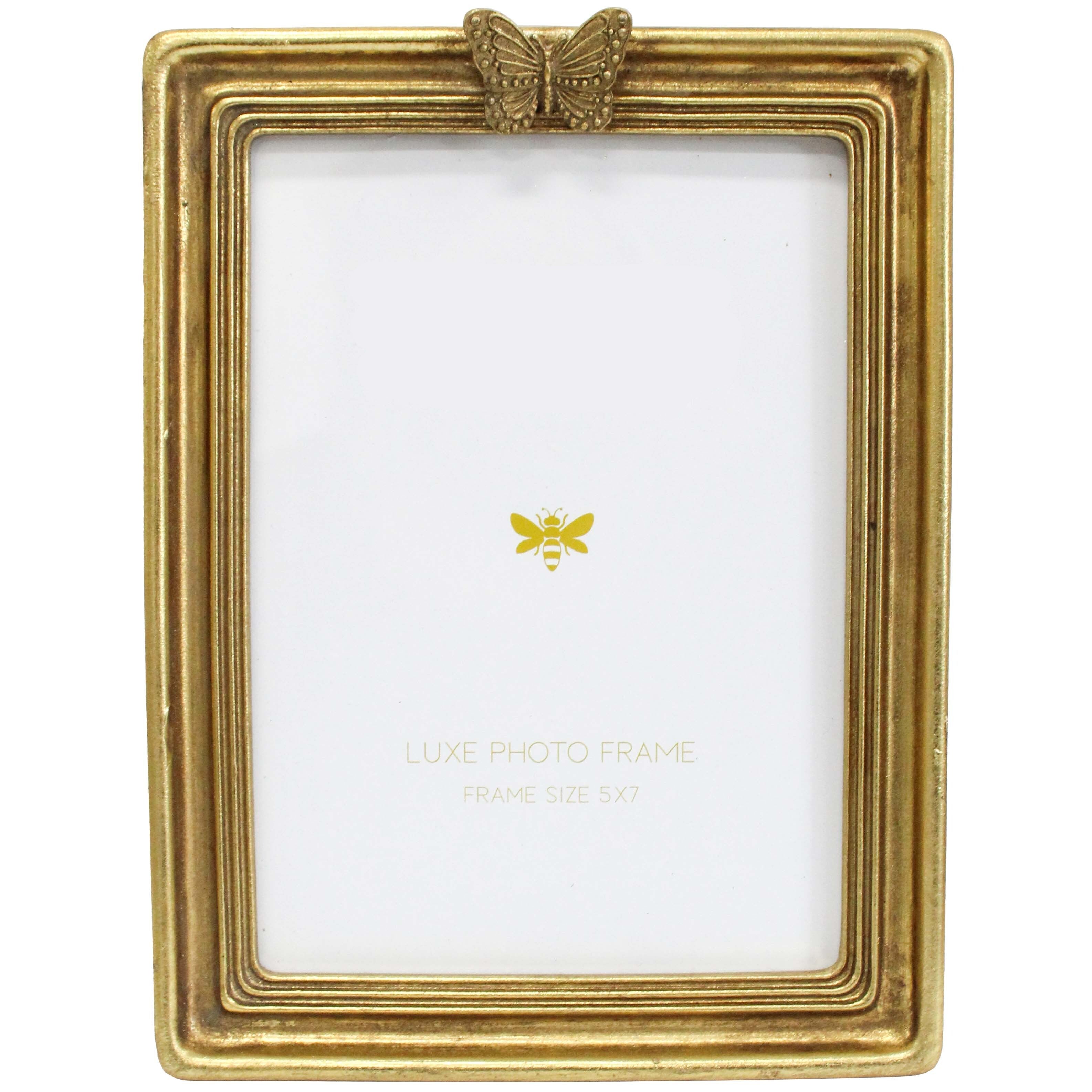 Golden Butterfly Frame