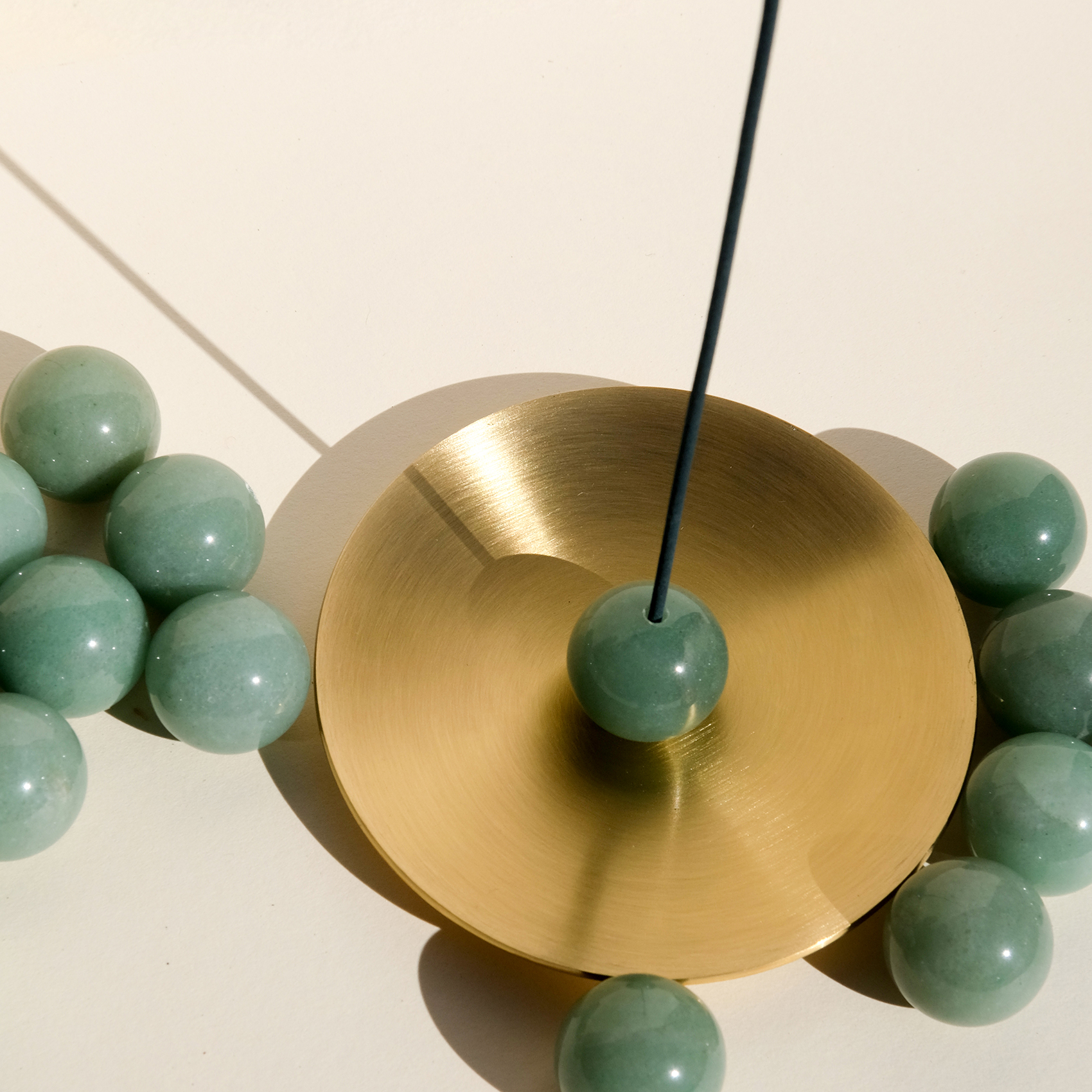 Incense Plate - Aventurine