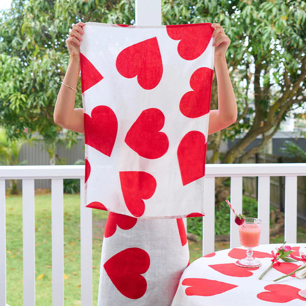Tea Towel - Love Heart