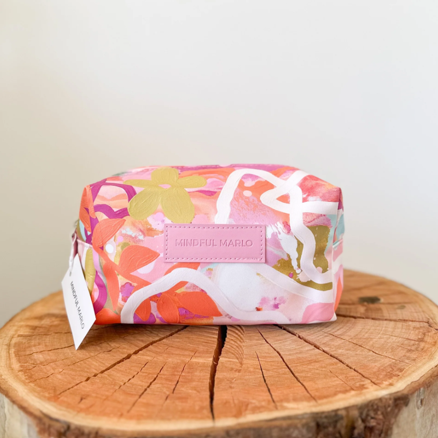 Box Makeup Bag - Ivy