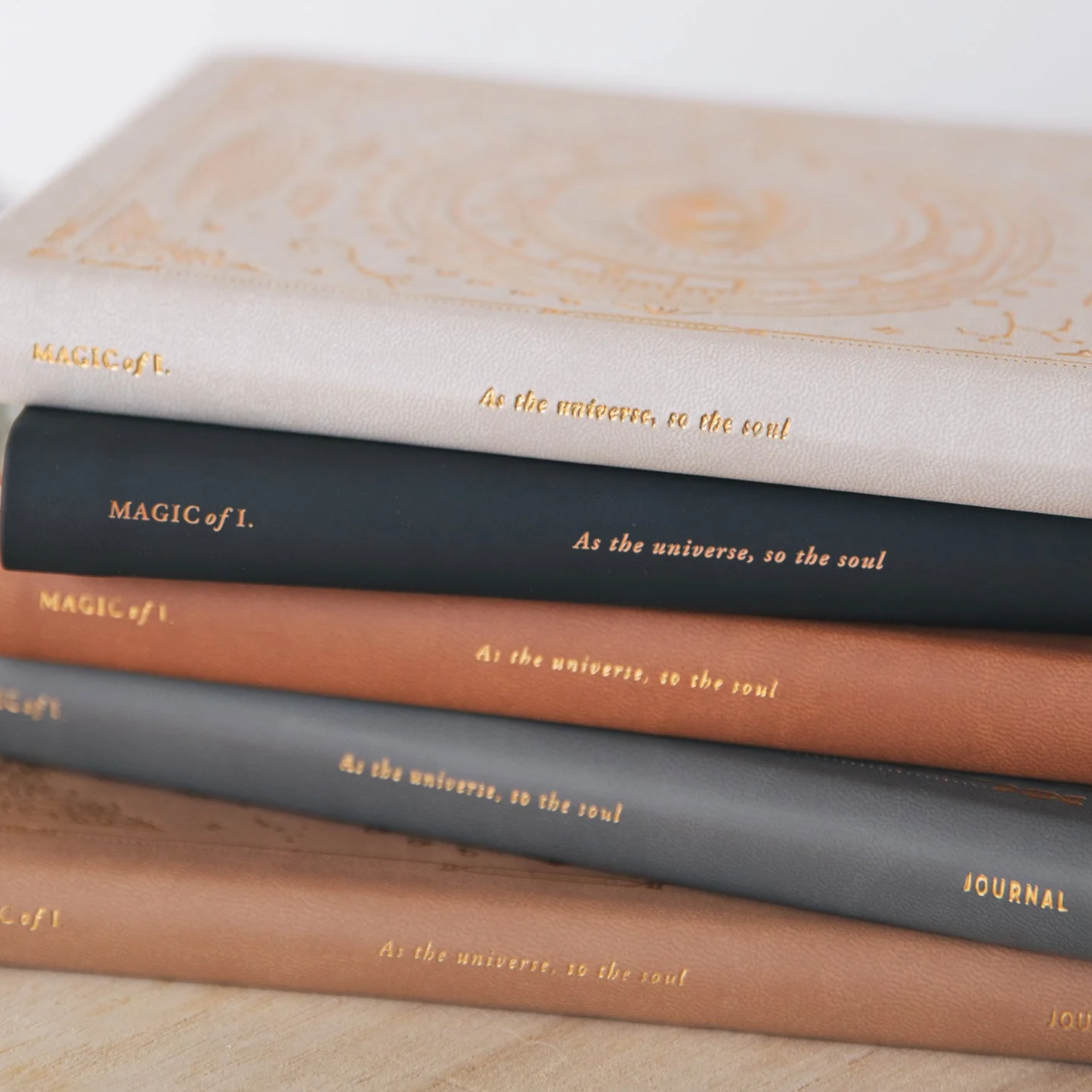 Vegan Leather Journal - Magic of I