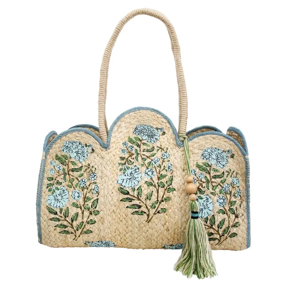Scallop Jute Bag - Marcella