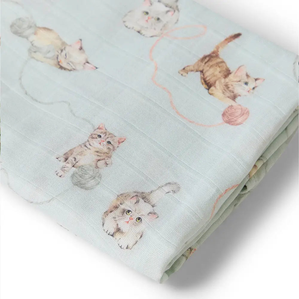 Muslin Wrap - Kittens