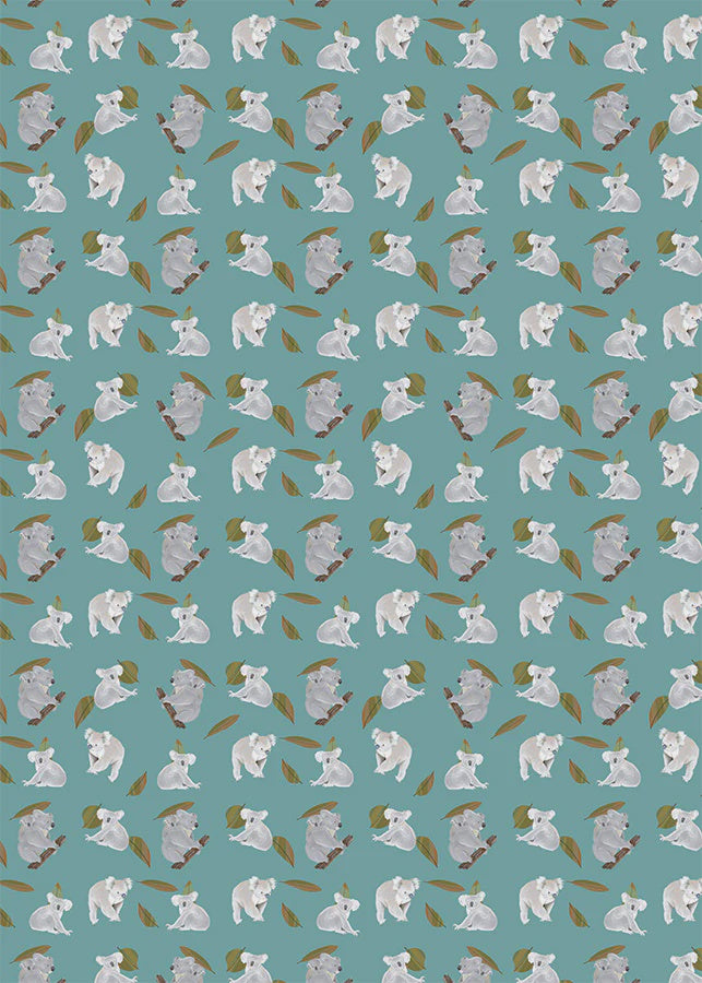 Koala Pattern Tea Towel