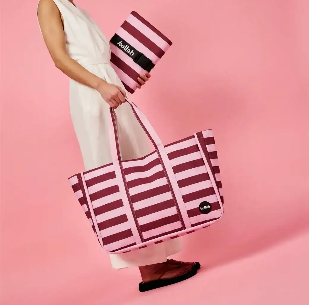 Carryall Cargo Bag - Coco Stripe