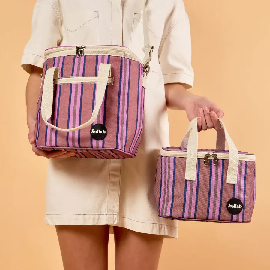 Lunch Bag - Mulberry Lines