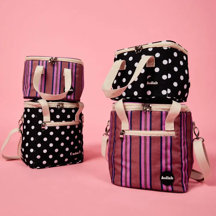 Lunch Bag - Mulberry Lines