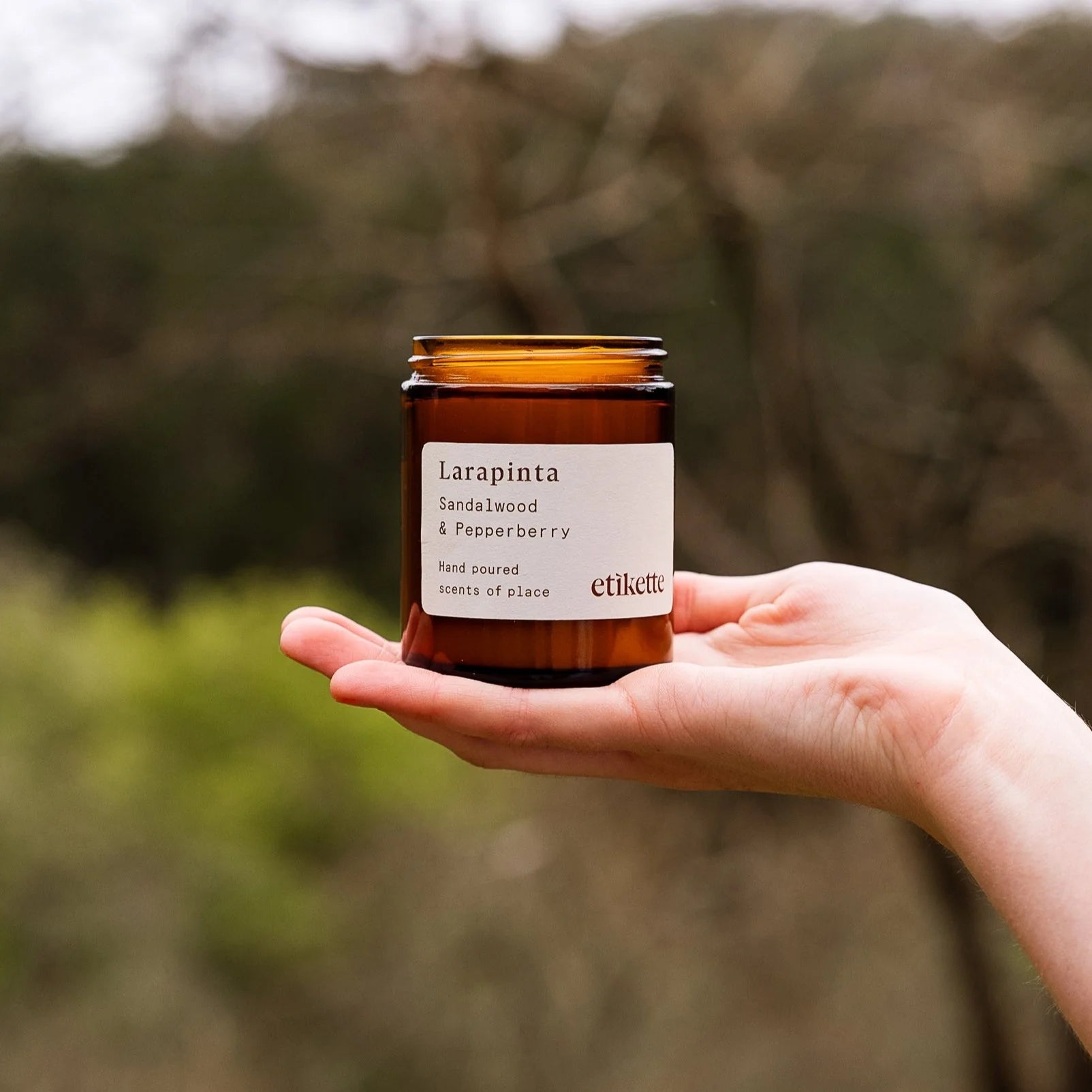 Larapinta in Sandalwood Candle