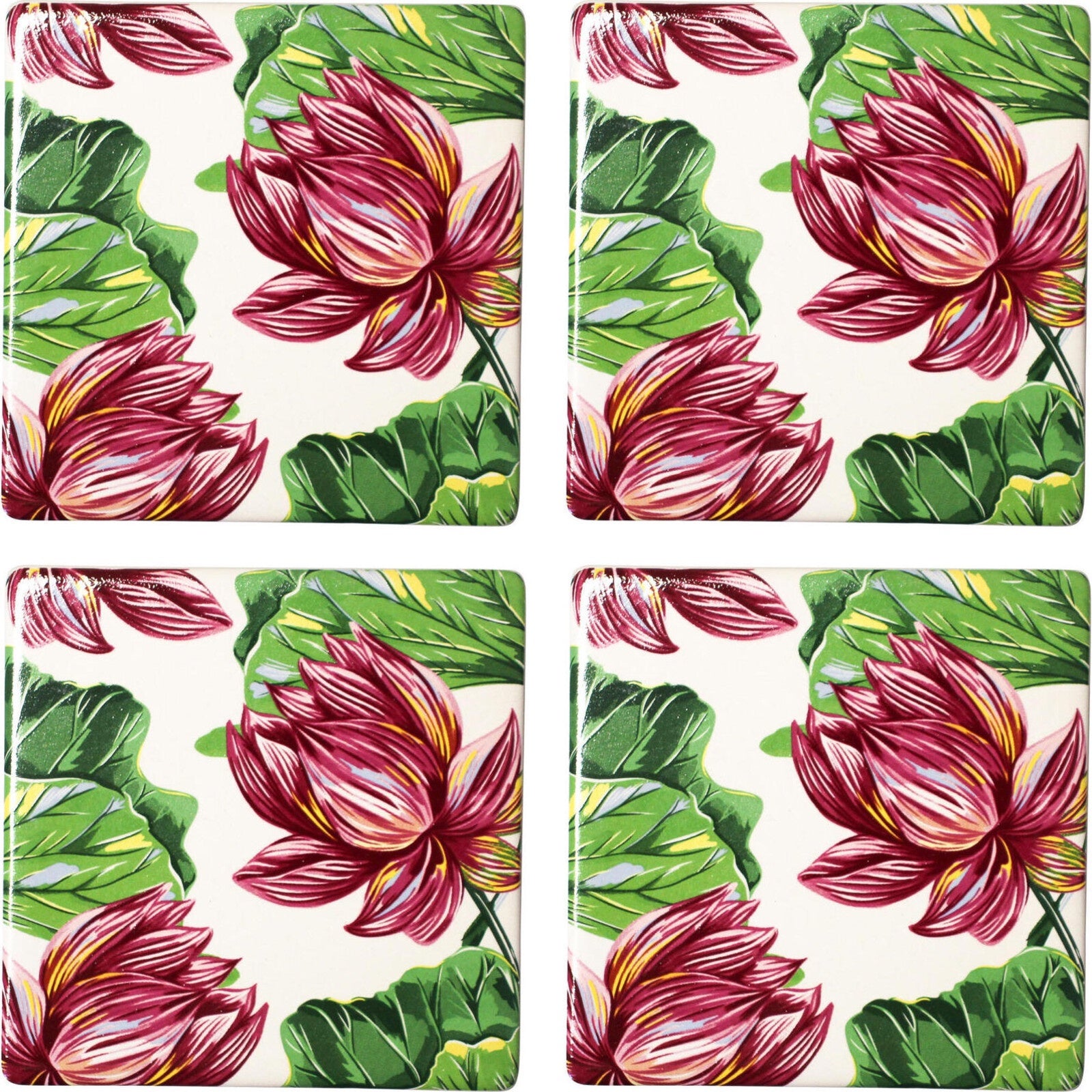 Ceramic Coasters - Lily