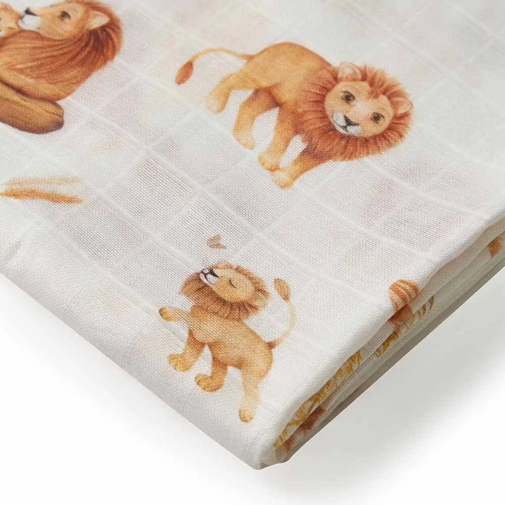 Muslin Wrap - Lion